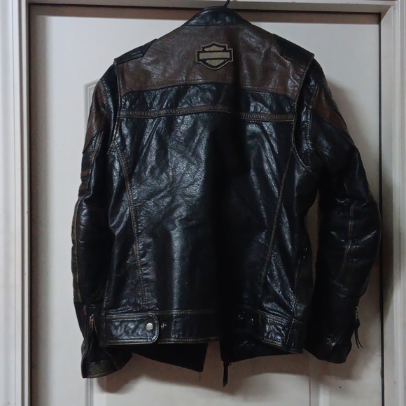 Harley Davidson The Hard Mile Lether Jacket - Picture 2 of 3